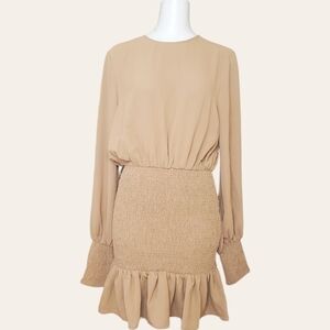 New Revolve Winter+Muse Jasmine Smocked Dress Size L